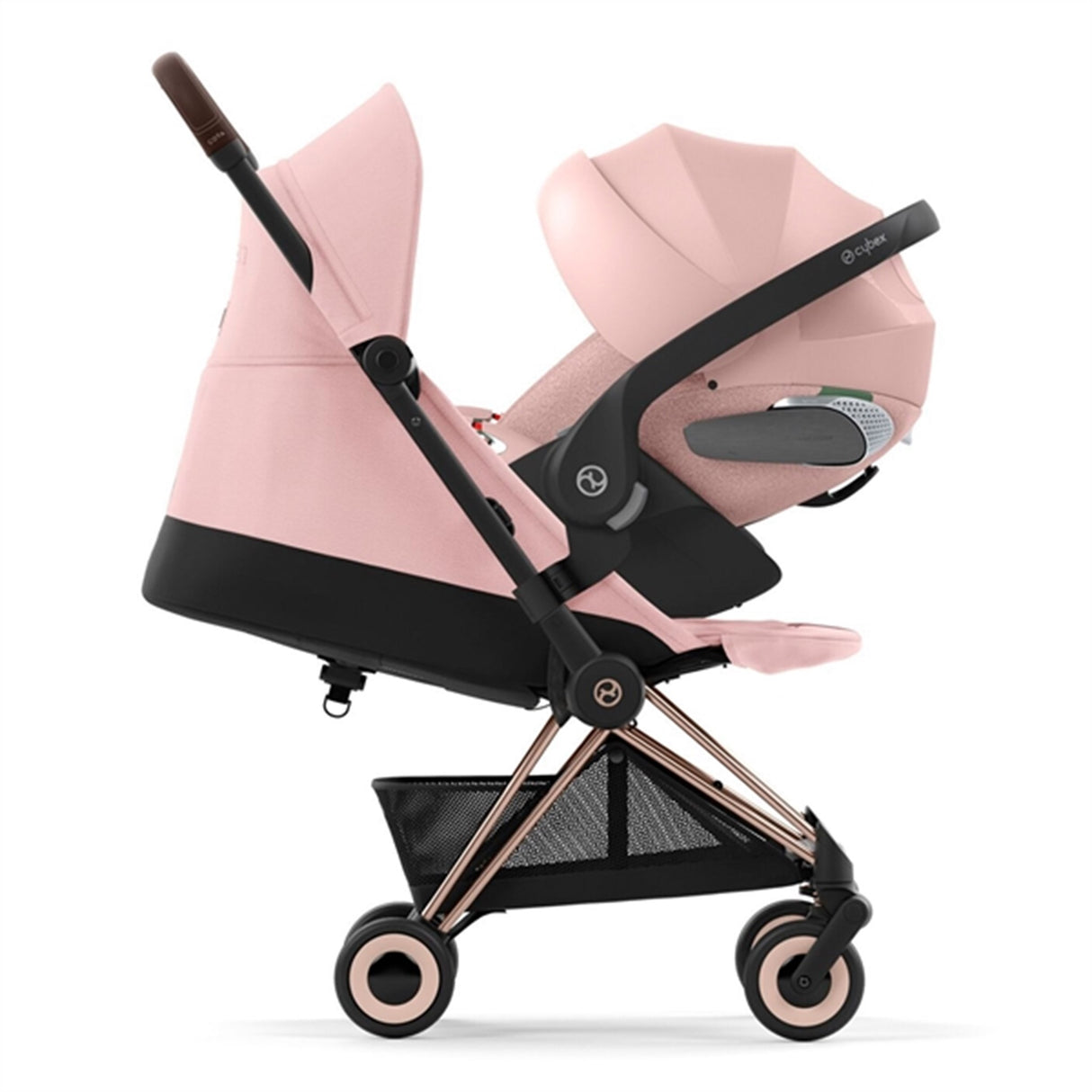 Cybex COYA Stroller Rosegold Peach Pink 7