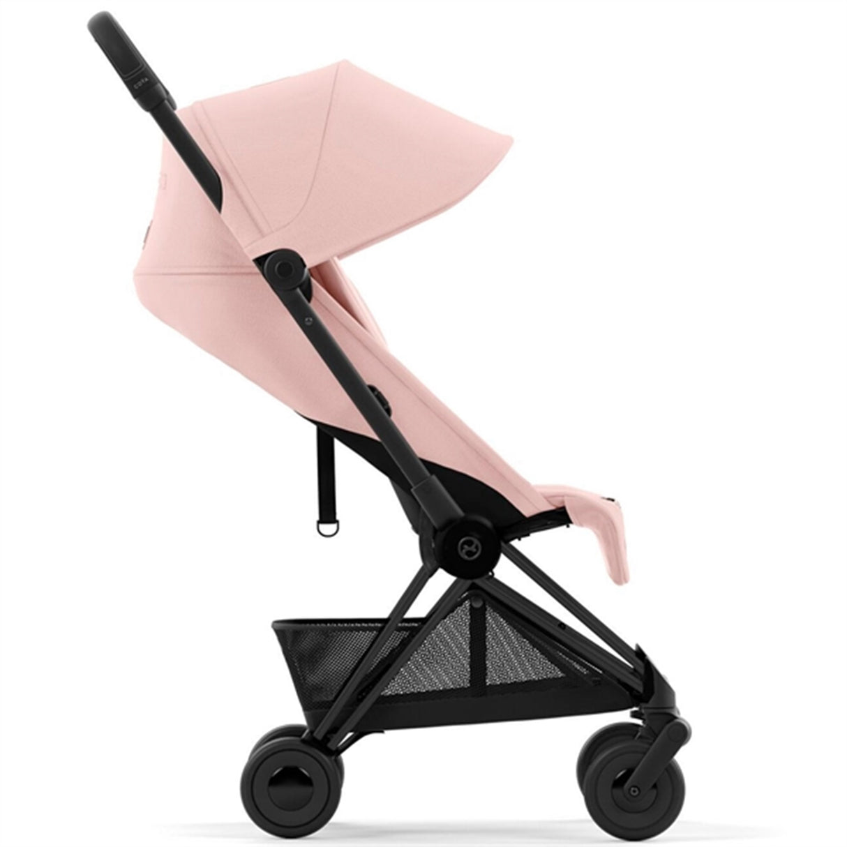 Cybex Coya Stroller Matt Black Peach Pink 5