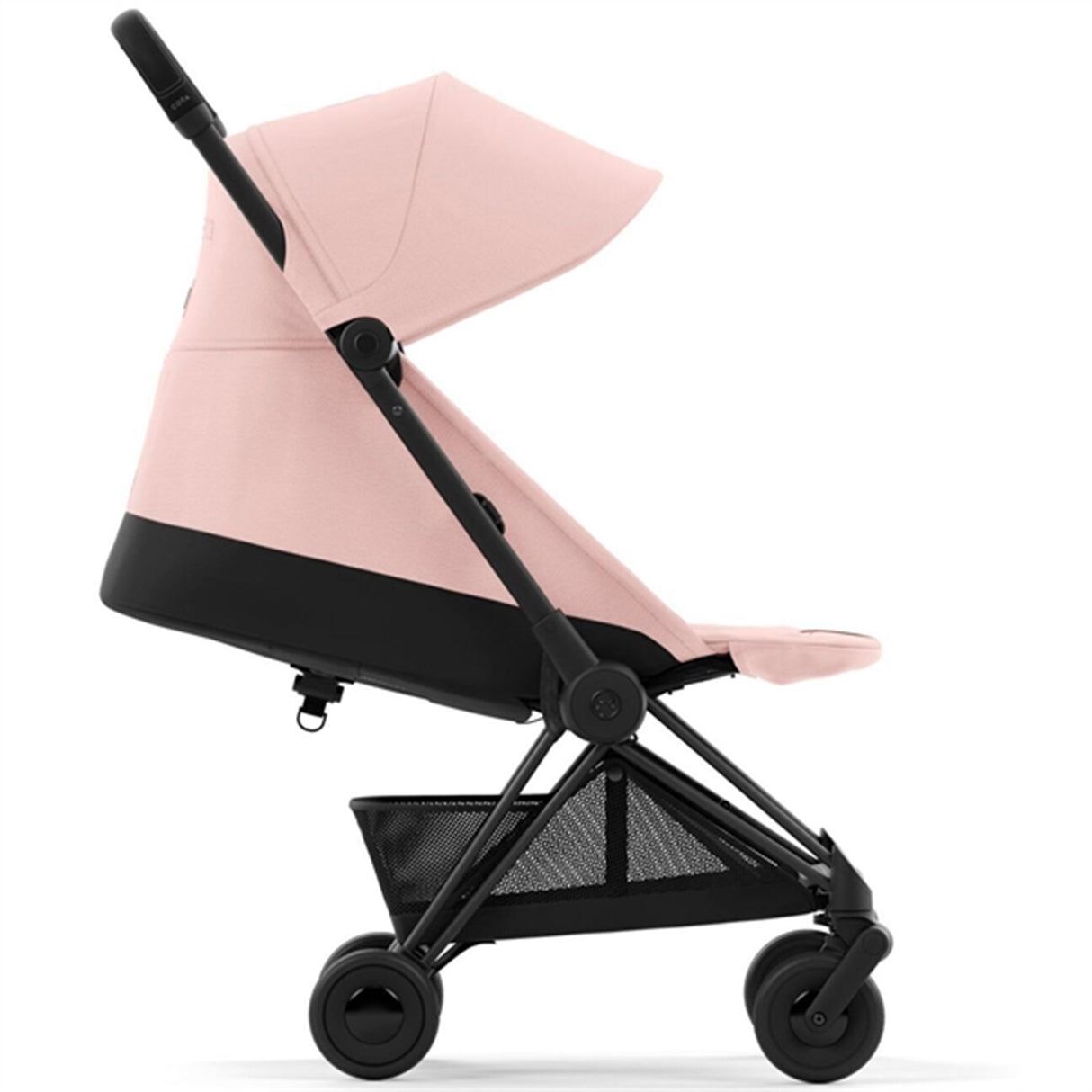 Cybex Coya Stroller Matt Black Peach Pink 4