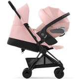 Cybex Coya Stroller Matt Black Peach Pink 3