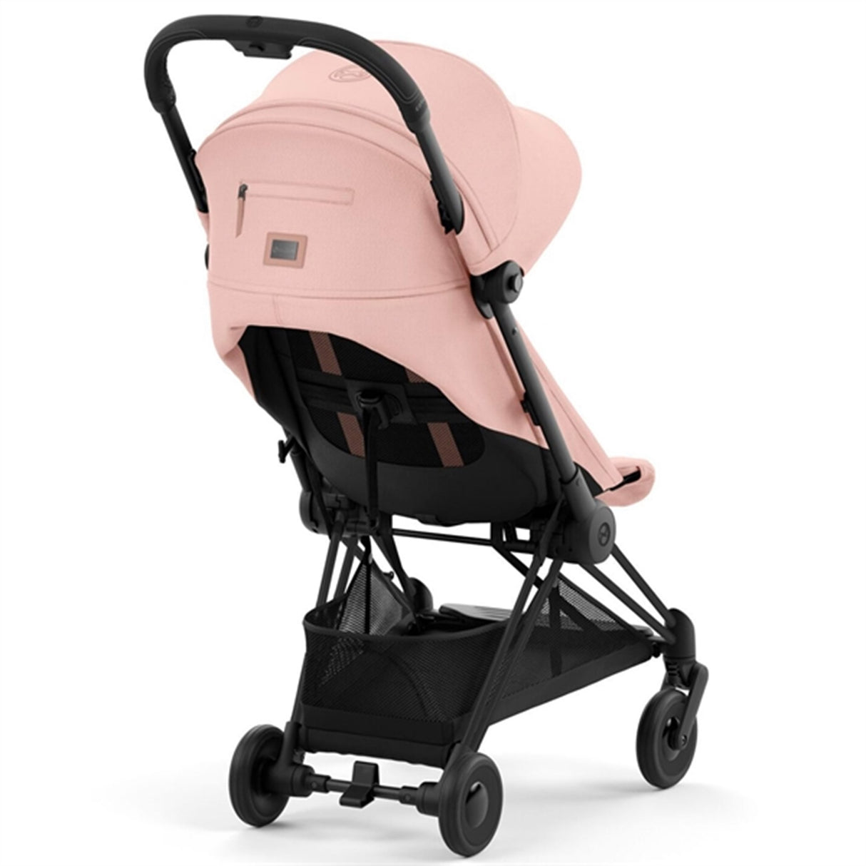 Cybex Coya Stroller Matt Black Peach Pink 2