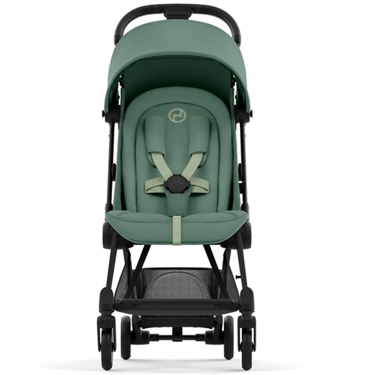 Cybex Coya Stroller Matt Black Leaf Green 8