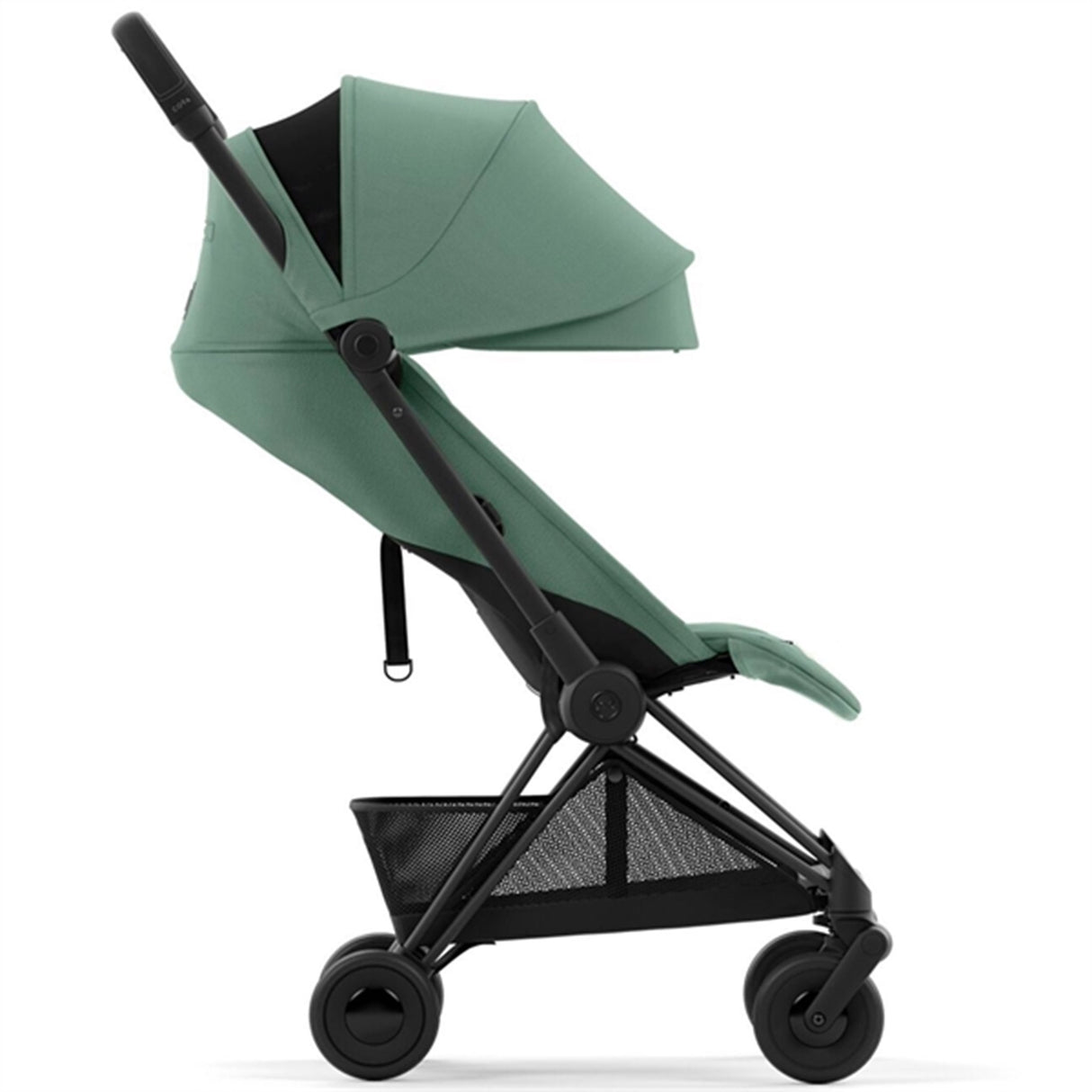 Cybex Coya Stroller Matt Black Leaf Green 5