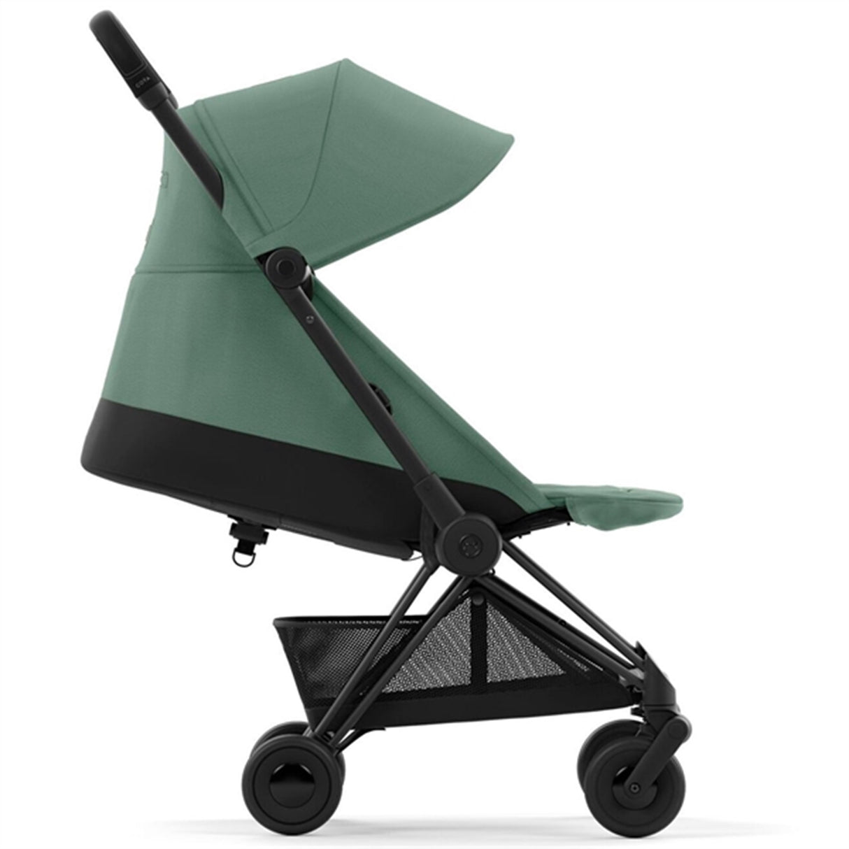 Cybex Coya Stroller Matt Black Leaf Green 4