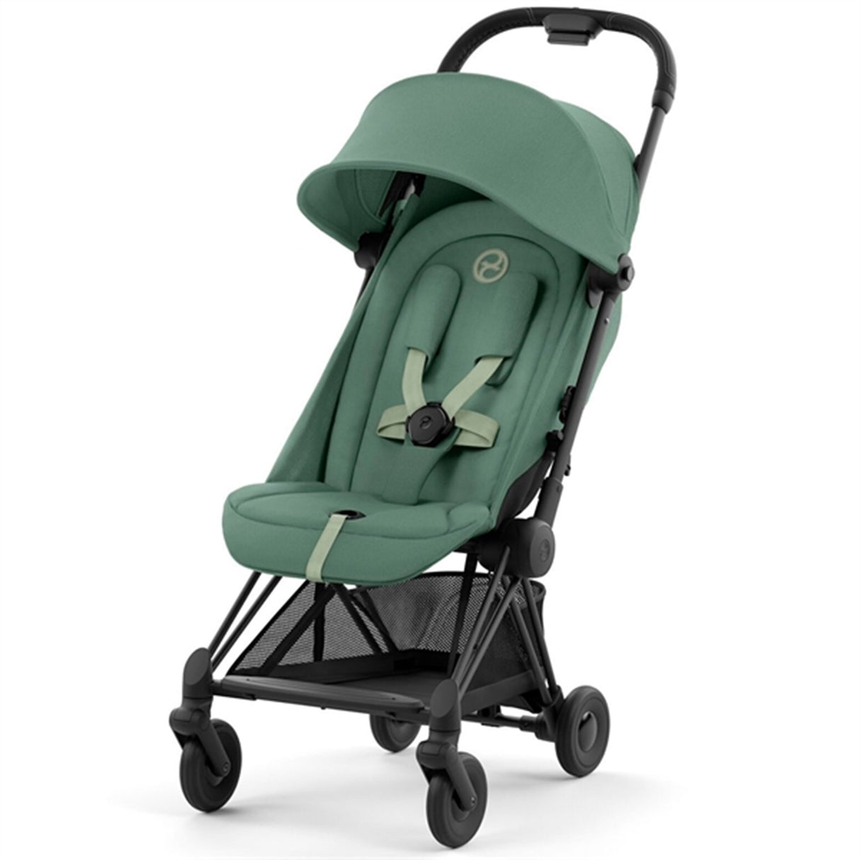 Cybex Coya Stroller Matt Black Leaf Green