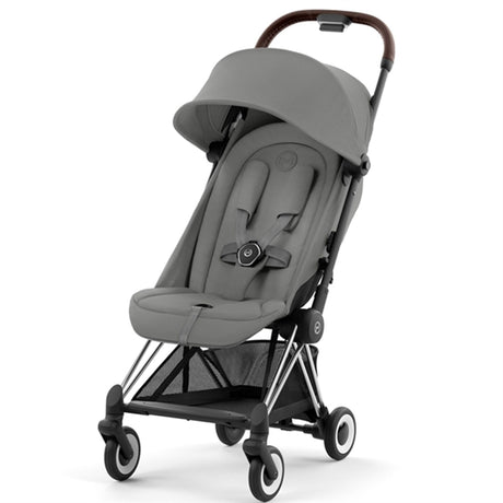 Cybex Coya Stroller Chrome Dark Brown Mirage Grey