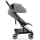 Cybex Coya Stroller Chrome Dark Brown Mirage Grey 4