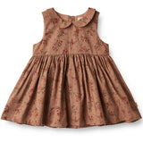 Wheat Berry Dust Flowers Dress Eila