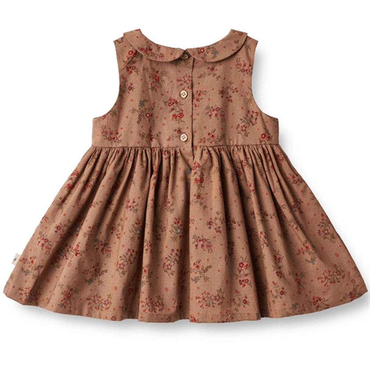 Wheat Berry Dust Flowers Dress Eila 3