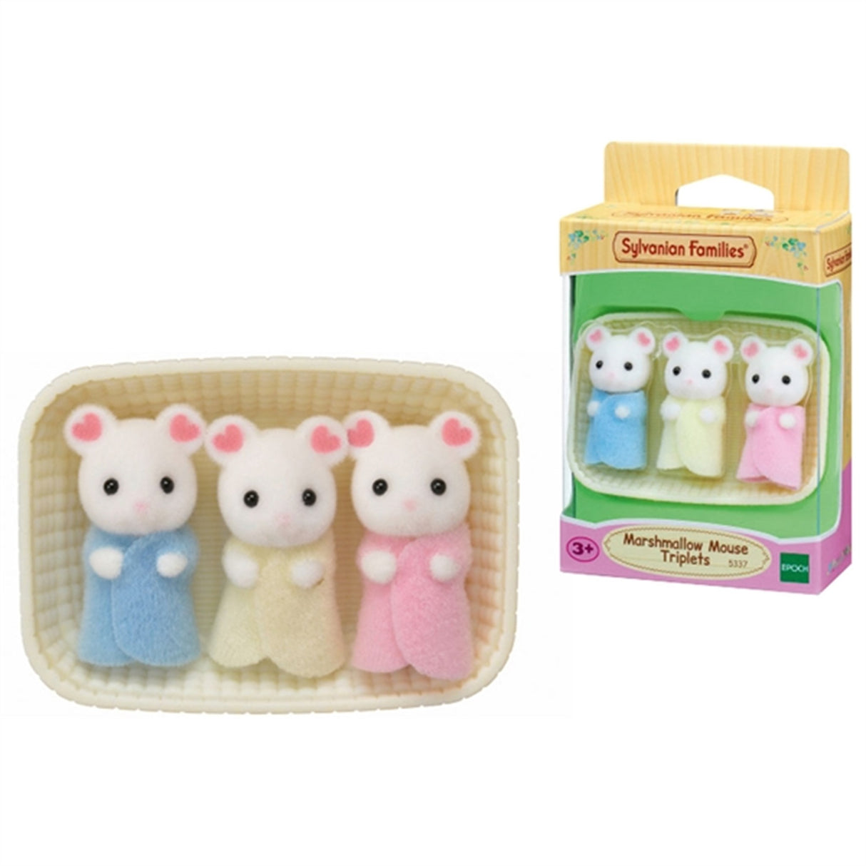 Sylvanian Families® Marshmallow Mouse Triplets