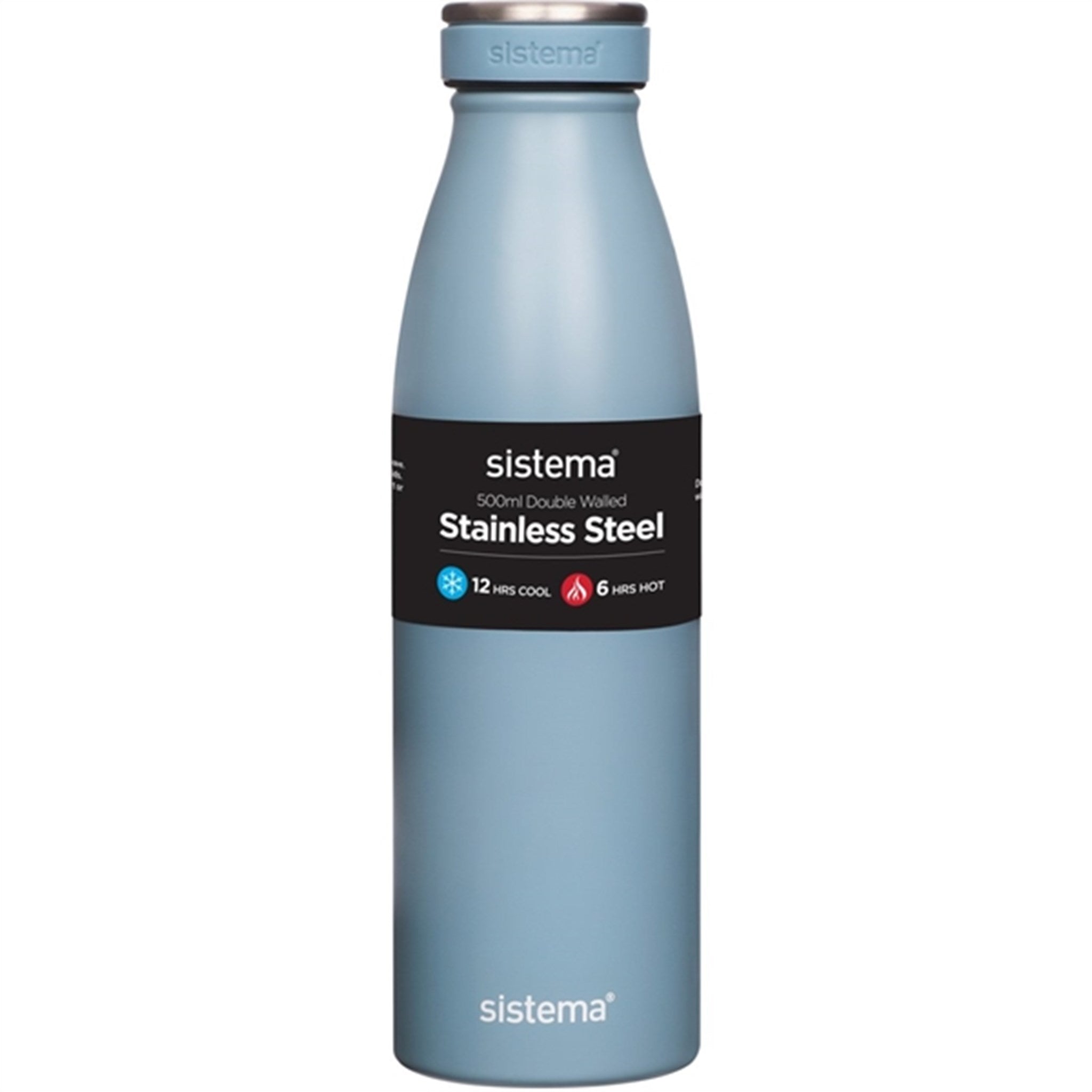 Sistema Stainless Steel Drink Bottle 500 ml Coast Blue