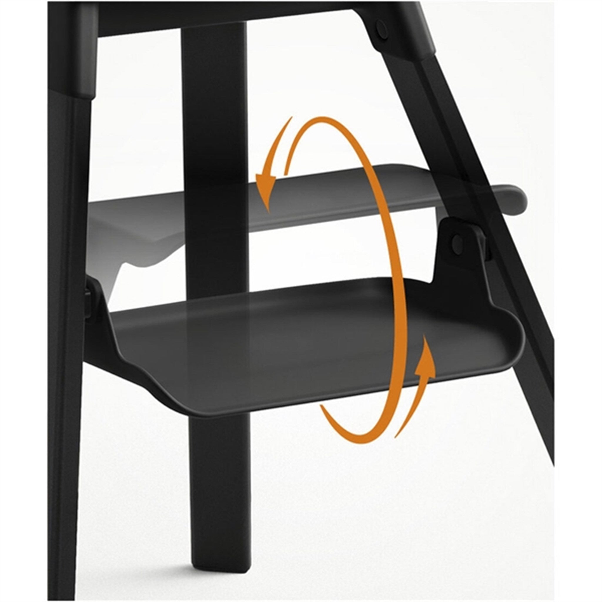 Stokke® Clikk™ High Chair Midnight Black 6