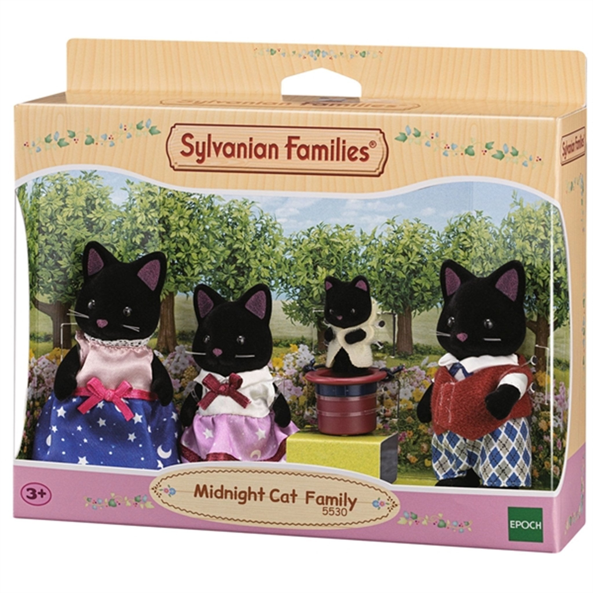 Sylvanian Families® Midnight Cat Family