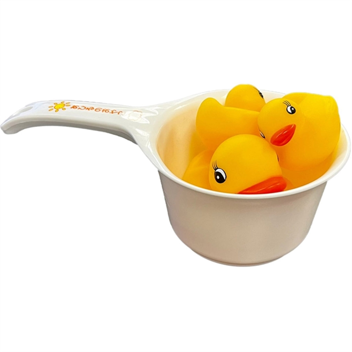 Magni Bath Duck Family Including Cup Yellow/White 3