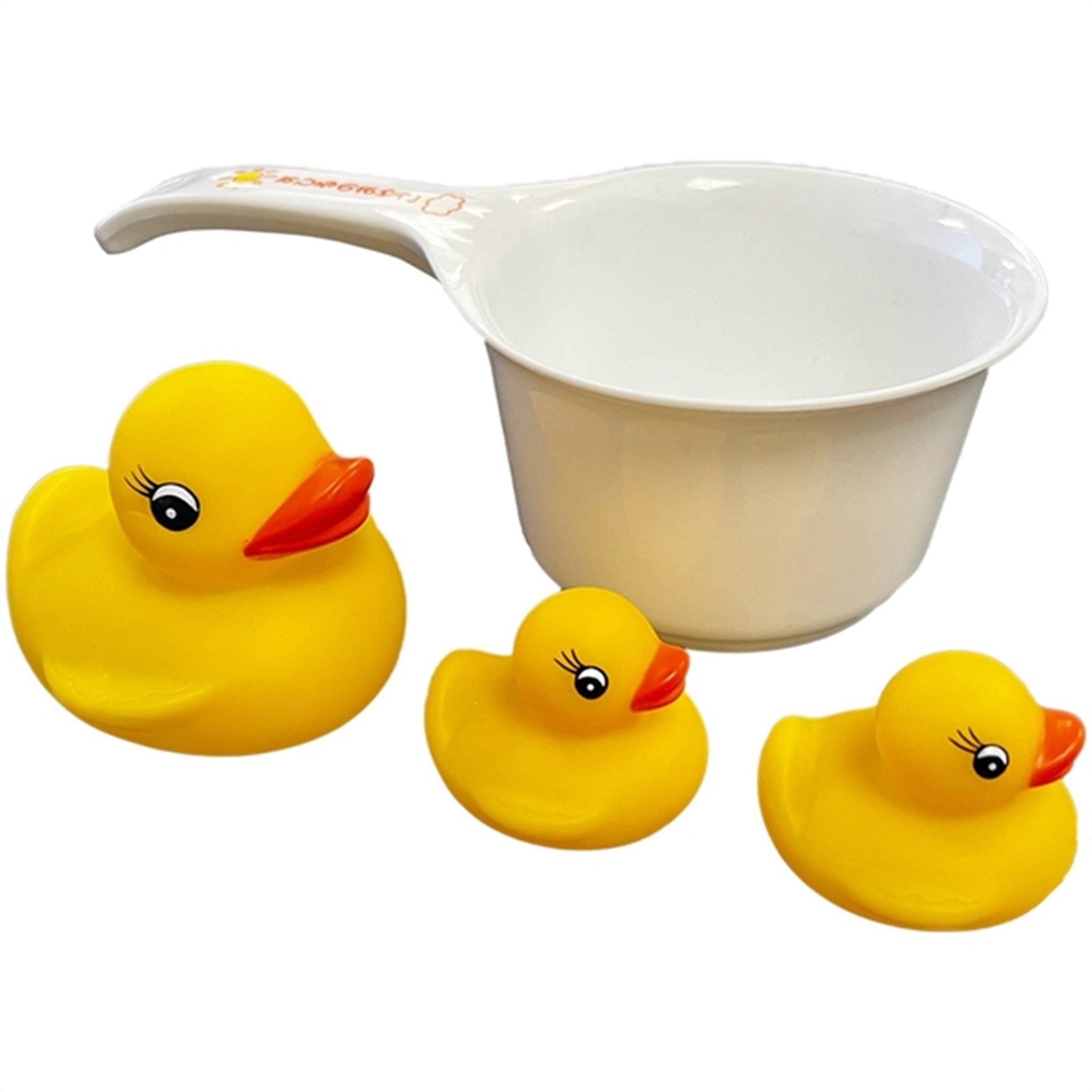 Magni Bath Duck Family Including Cup Yellow/White 2