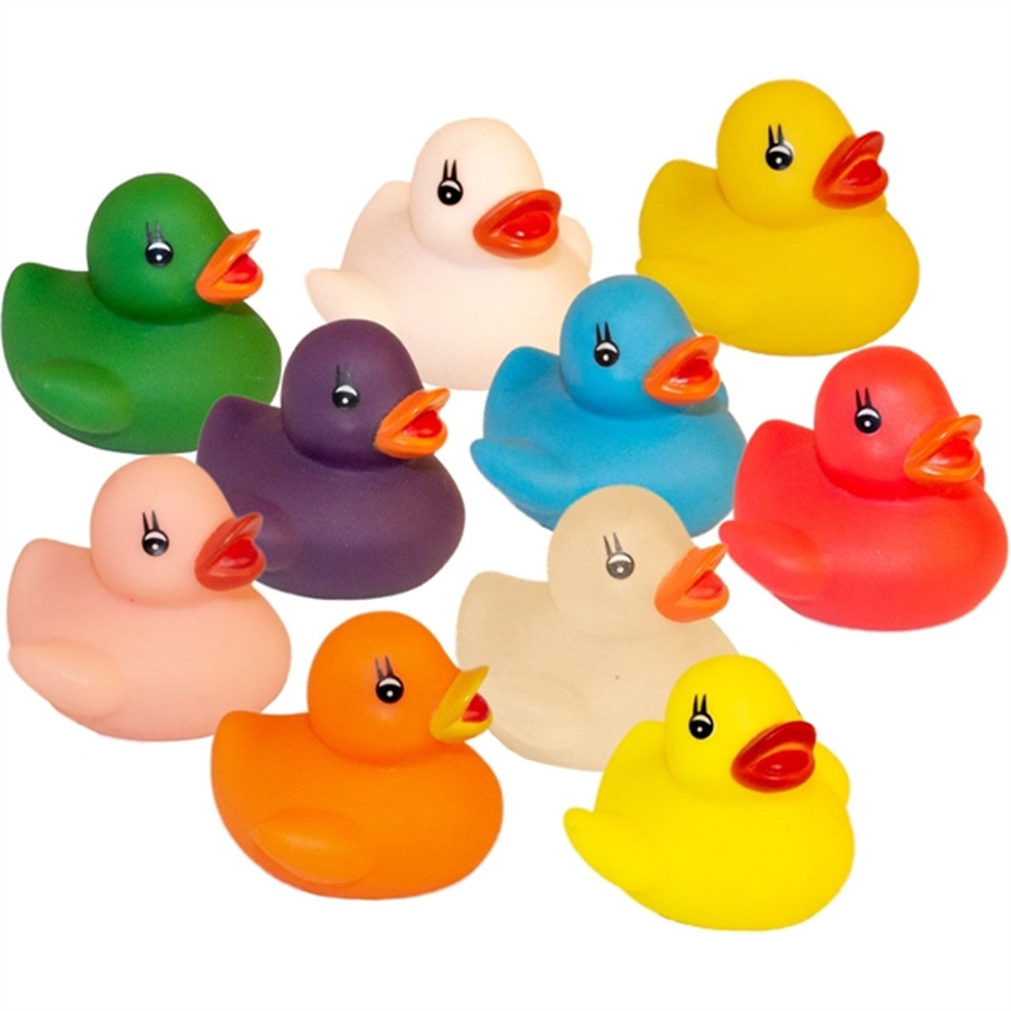 Magni Bath Ducks in a Set of 10 Pieces Multi 2