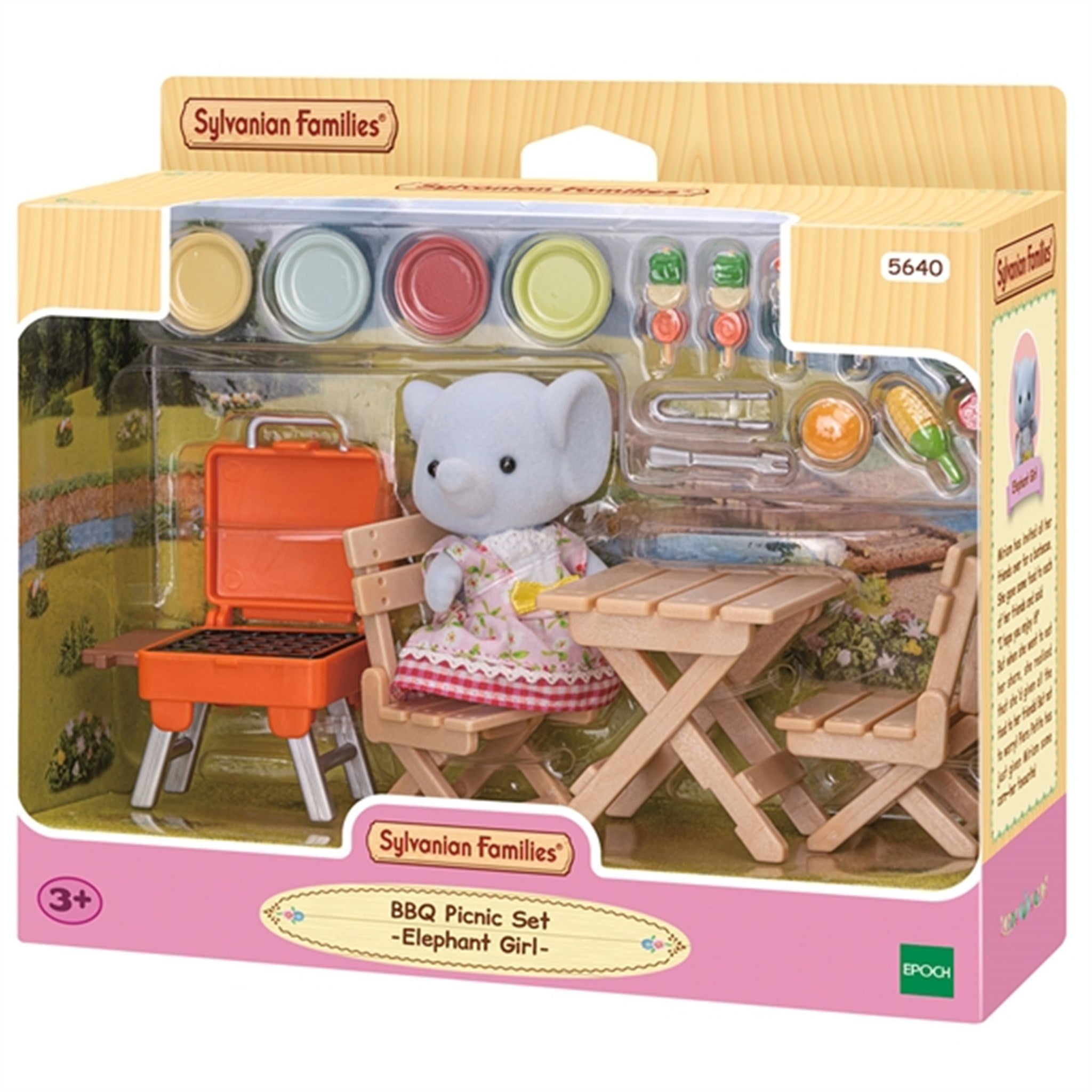 BBQ Picnic Set Elephant Girl - Sylvanian Families | Luksusbaby