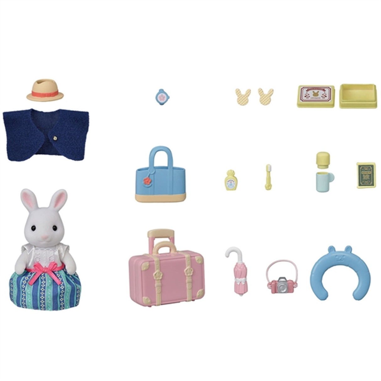 Sylvanian Families® Weekend Travel Set Snow Rabbit Mother