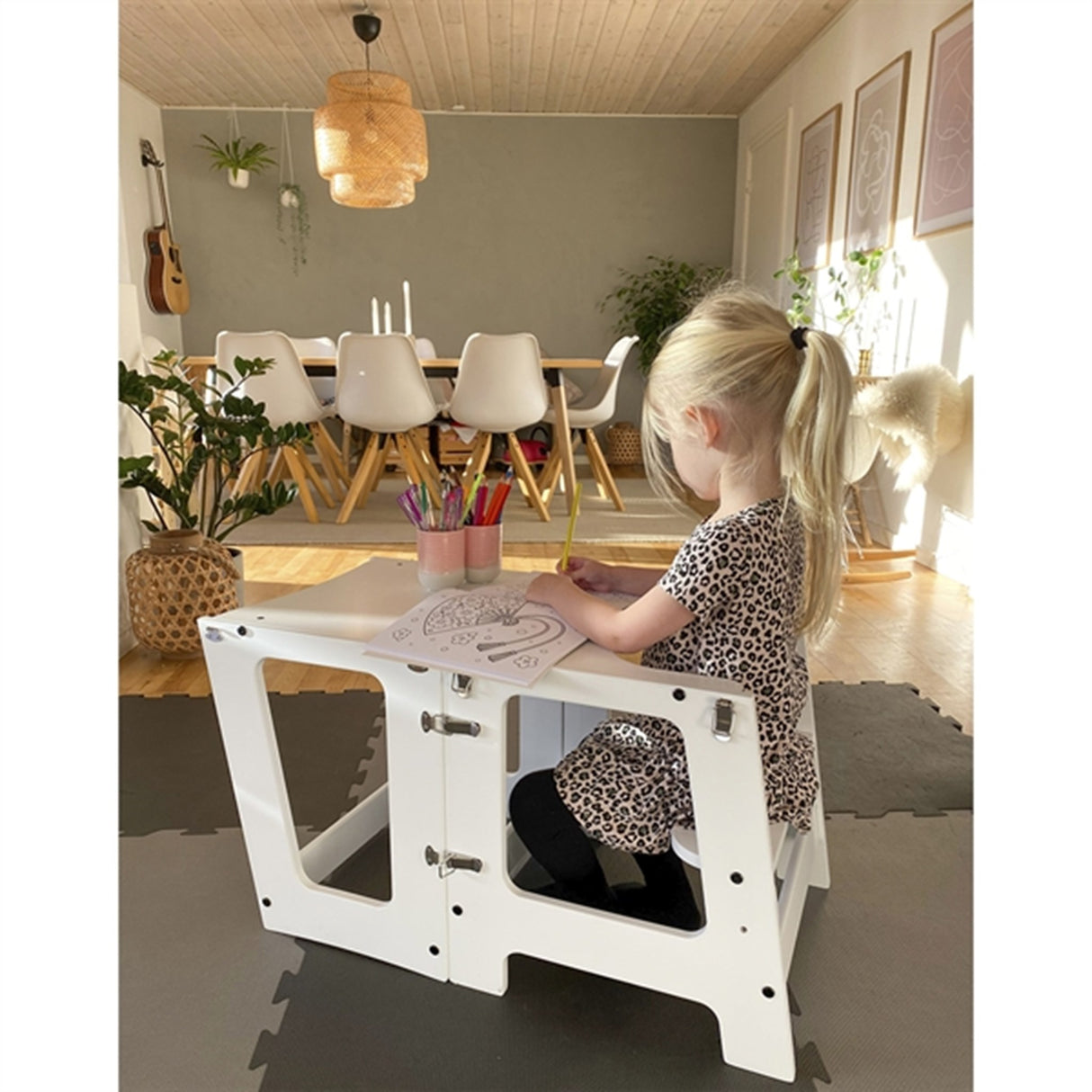 HEMMINGSEN Kids Maya Learning Tower White 3