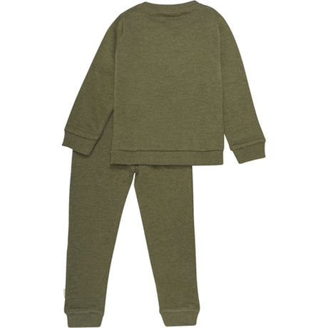 Minymo Dark Olive Sweat Set 2-pack NOOS 2