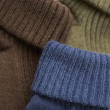 Minymo Dark Olive Socks Baby 3-pack NOOS