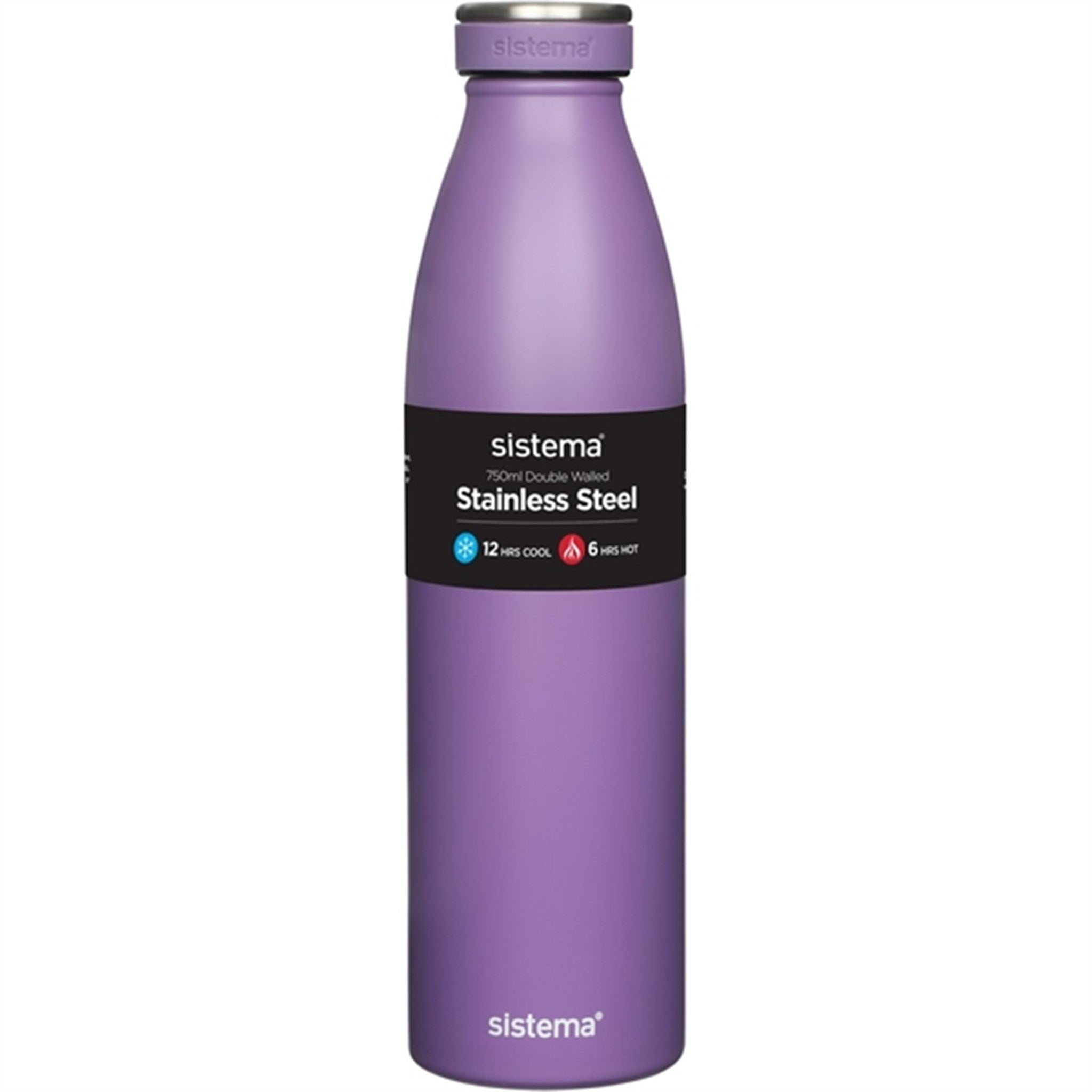 Sistema Stainless Steel Drink Bottle 750 ml Misty Purple