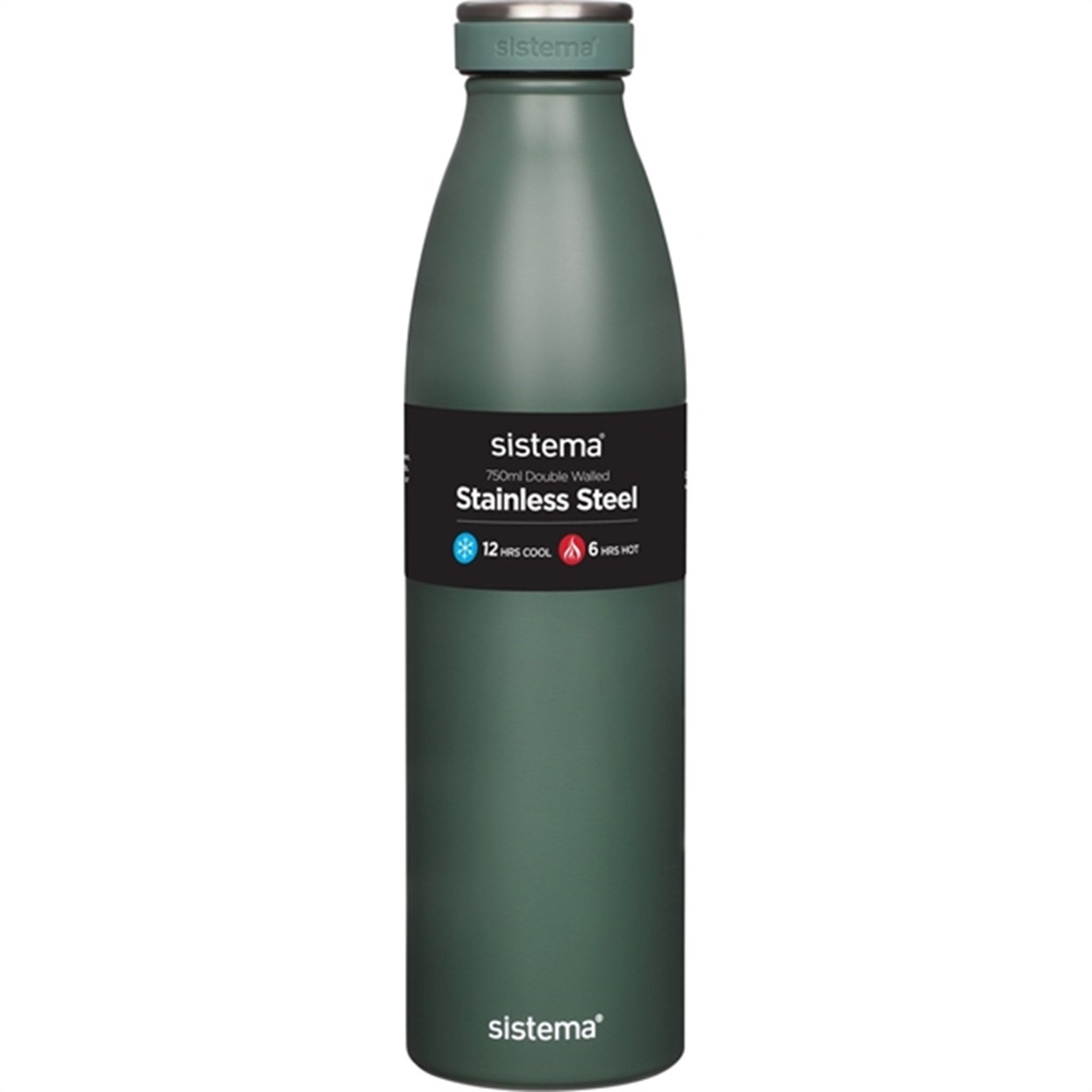 Sistema Stainless Steel Drink Bottle 750 ml Nordic Green