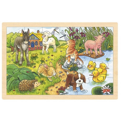 Goki Puzzle - Baby Animals