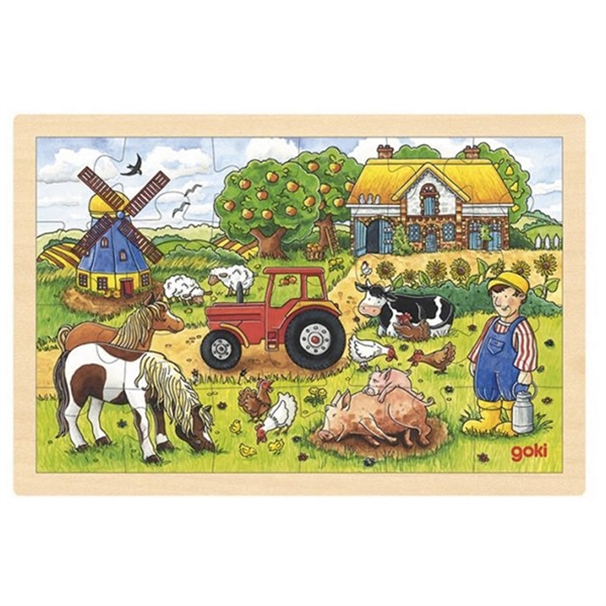 Goki Puzzle - Mr. Millers Farm