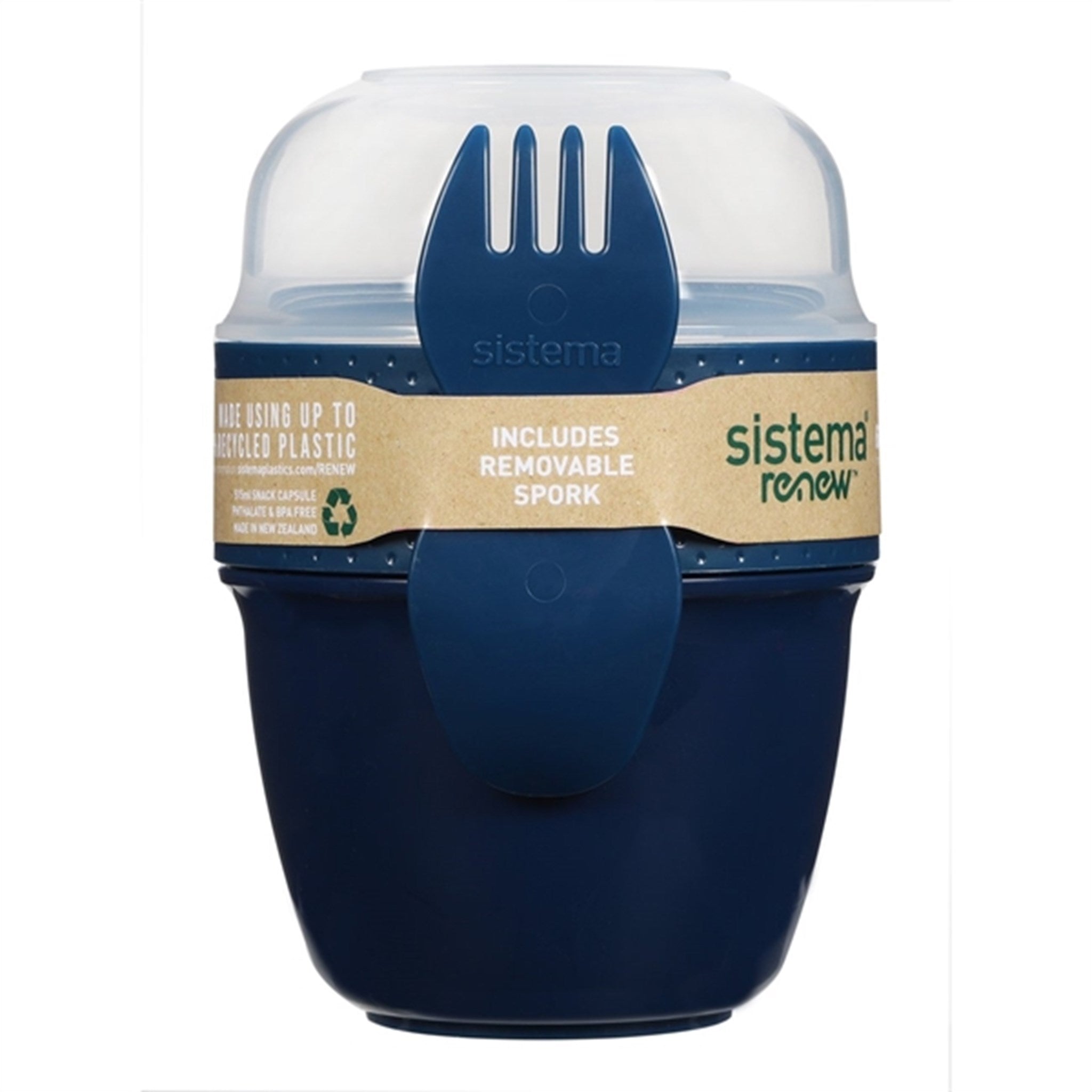 Sistema Renew To Go Snack Capsule Lunch Box 515 ml Blue 2