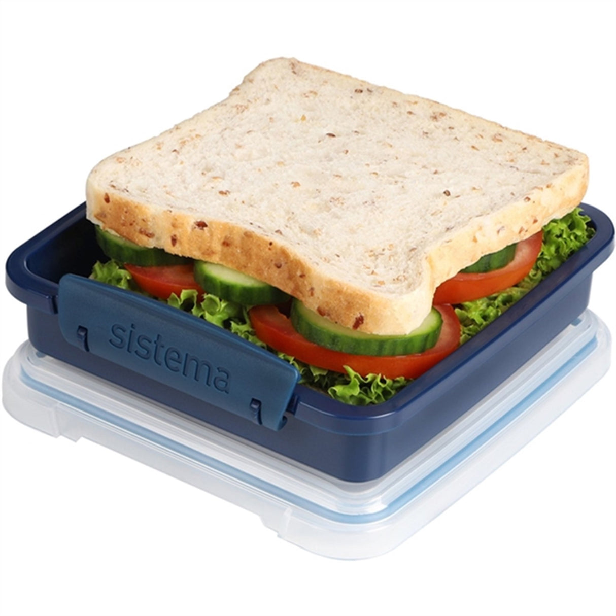 Sistema Renew To Go Sandwich Lunch Box 450 ml Blue