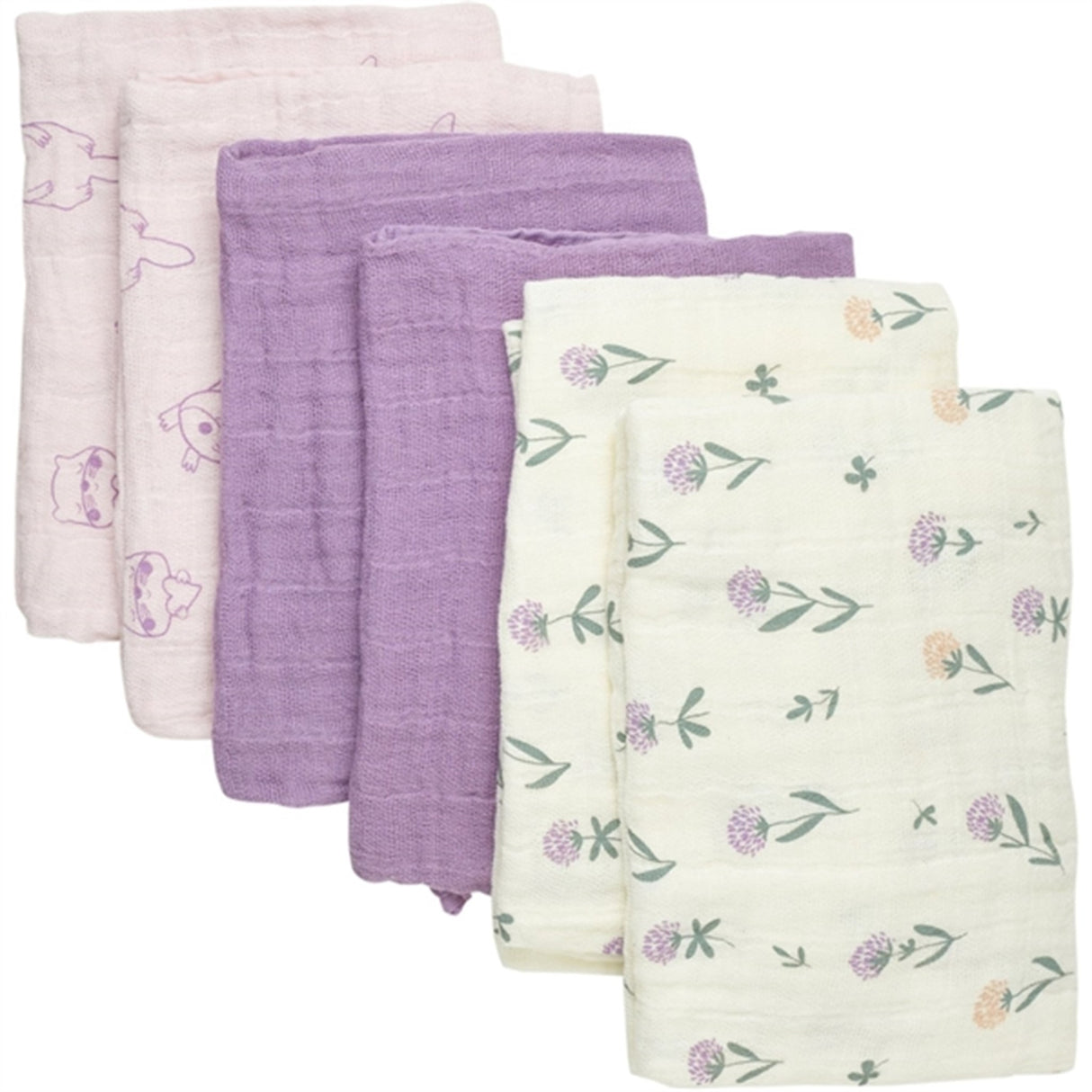 Pippi Organic Muslin Cloths 6-packOrkide 2