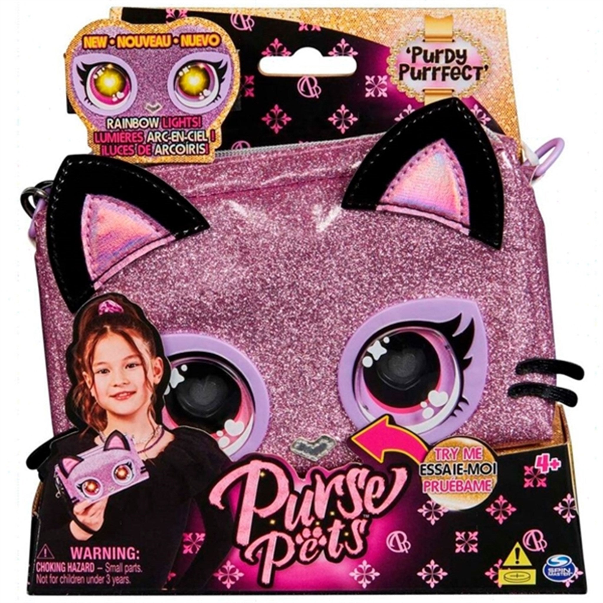 Purse Pets Glitter Wristlet - Kitty 2
