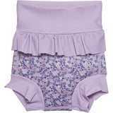 Color Kids Swim Trunkwith Frill AOP Lavender Mist