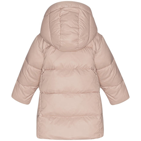 Ver de Terre Featherlight Baby Girls Down Coat Mahogany Rose 2