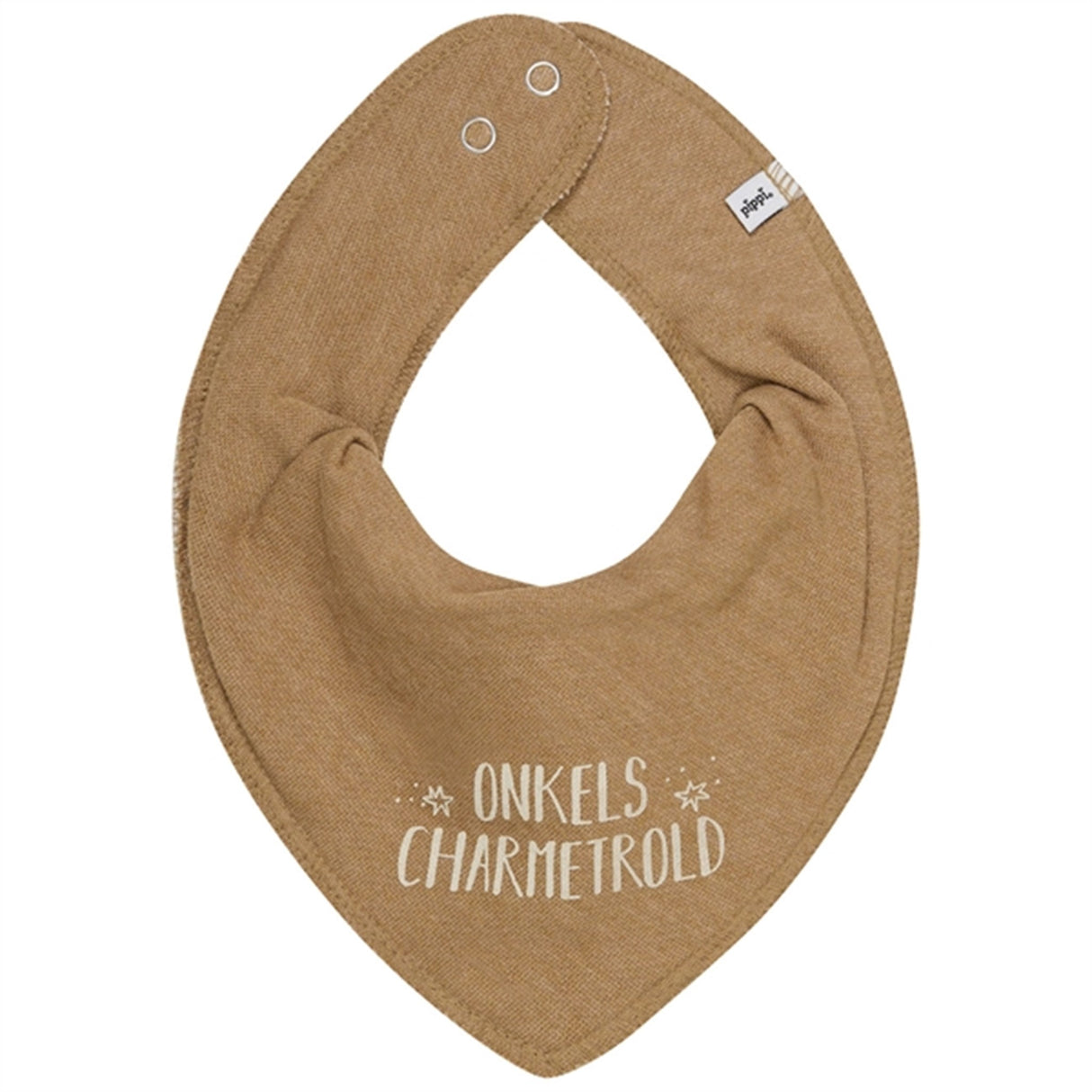 Pippi Bandana Bib Onkels Charmetrold Toasted Coconut