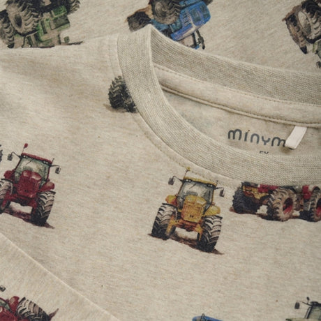 Minymo Beige Melange Blouse NOOS