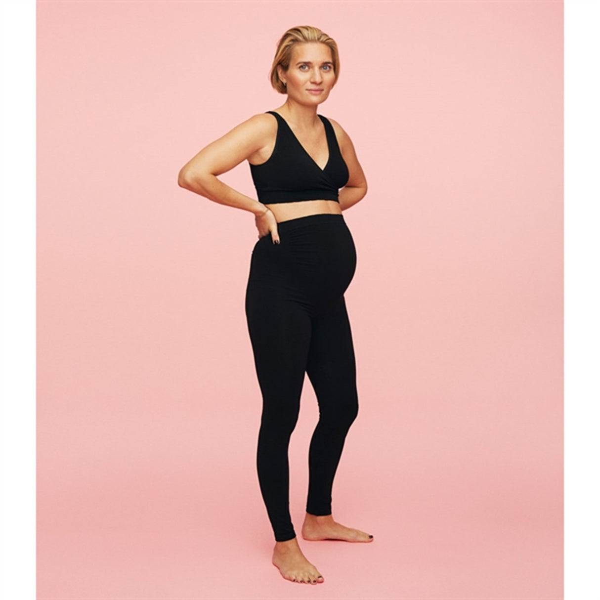 momkind Belly Support Leggings Black 4