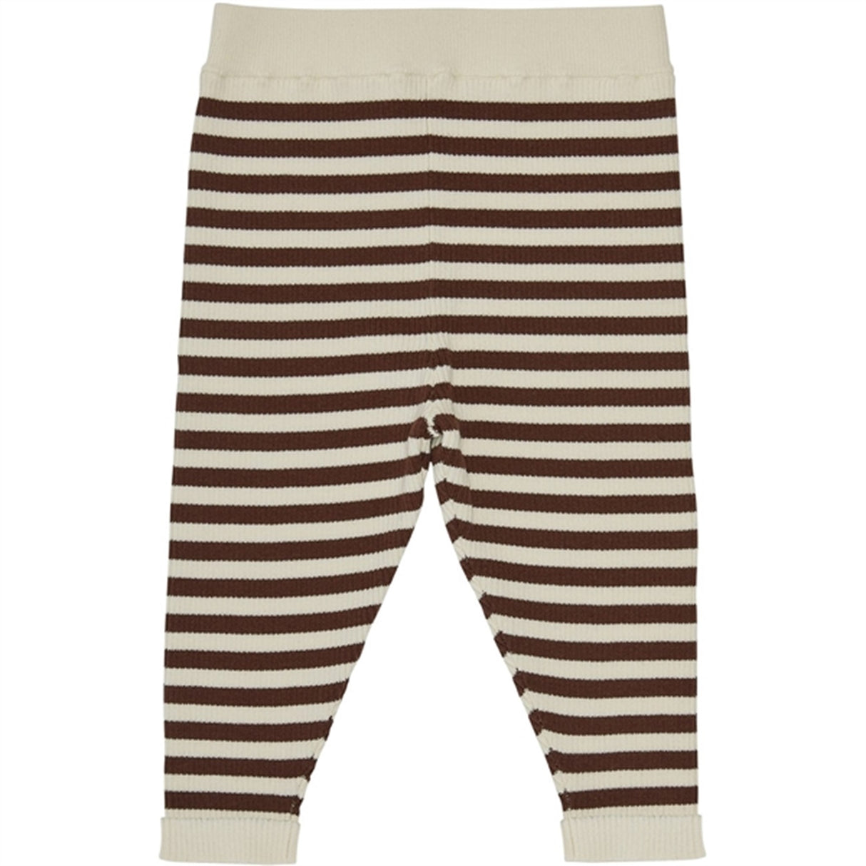 FUB Baby Rib Pants Ecru/Maroon