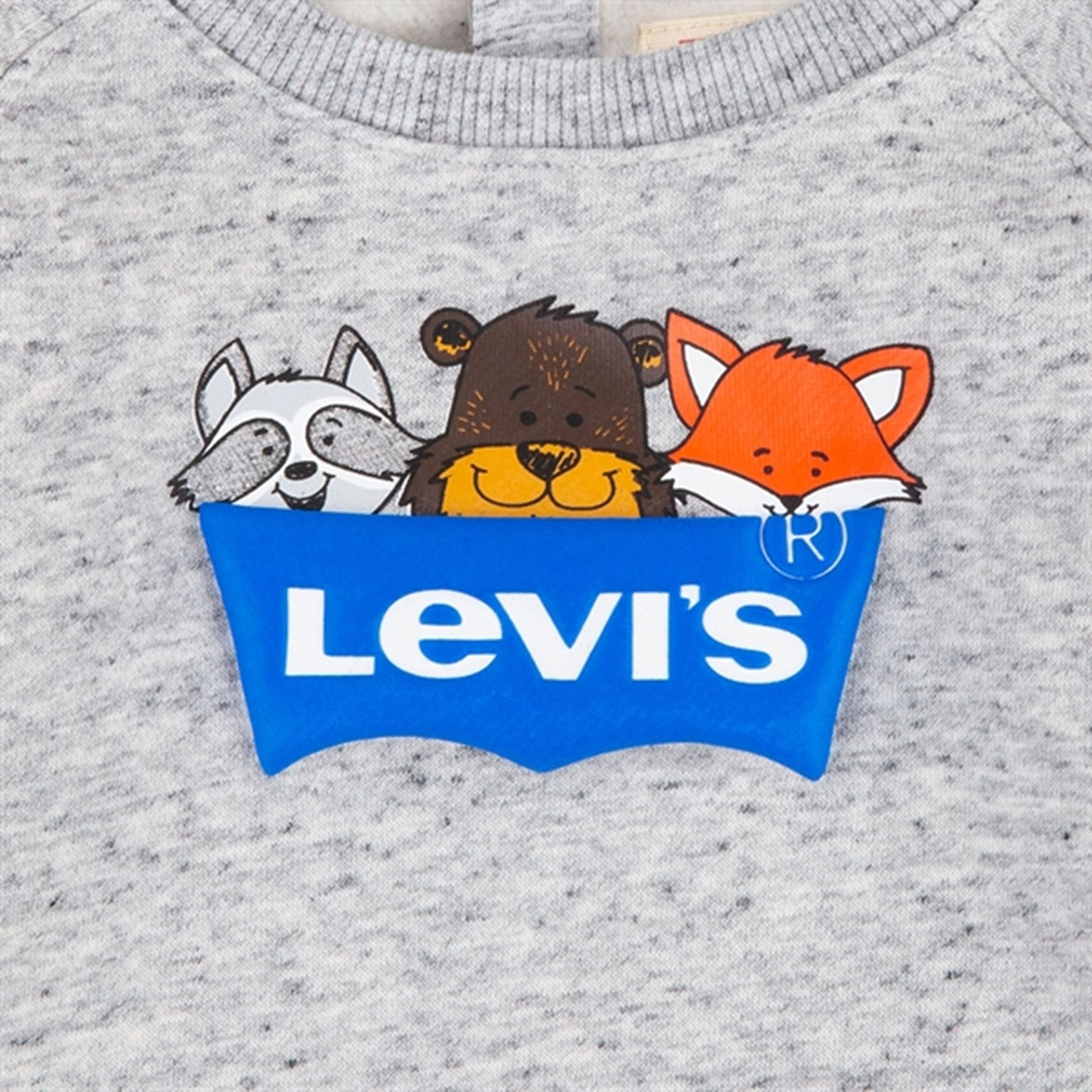 Levi's Sweatshirt Sharkskin Cloud Heather 2