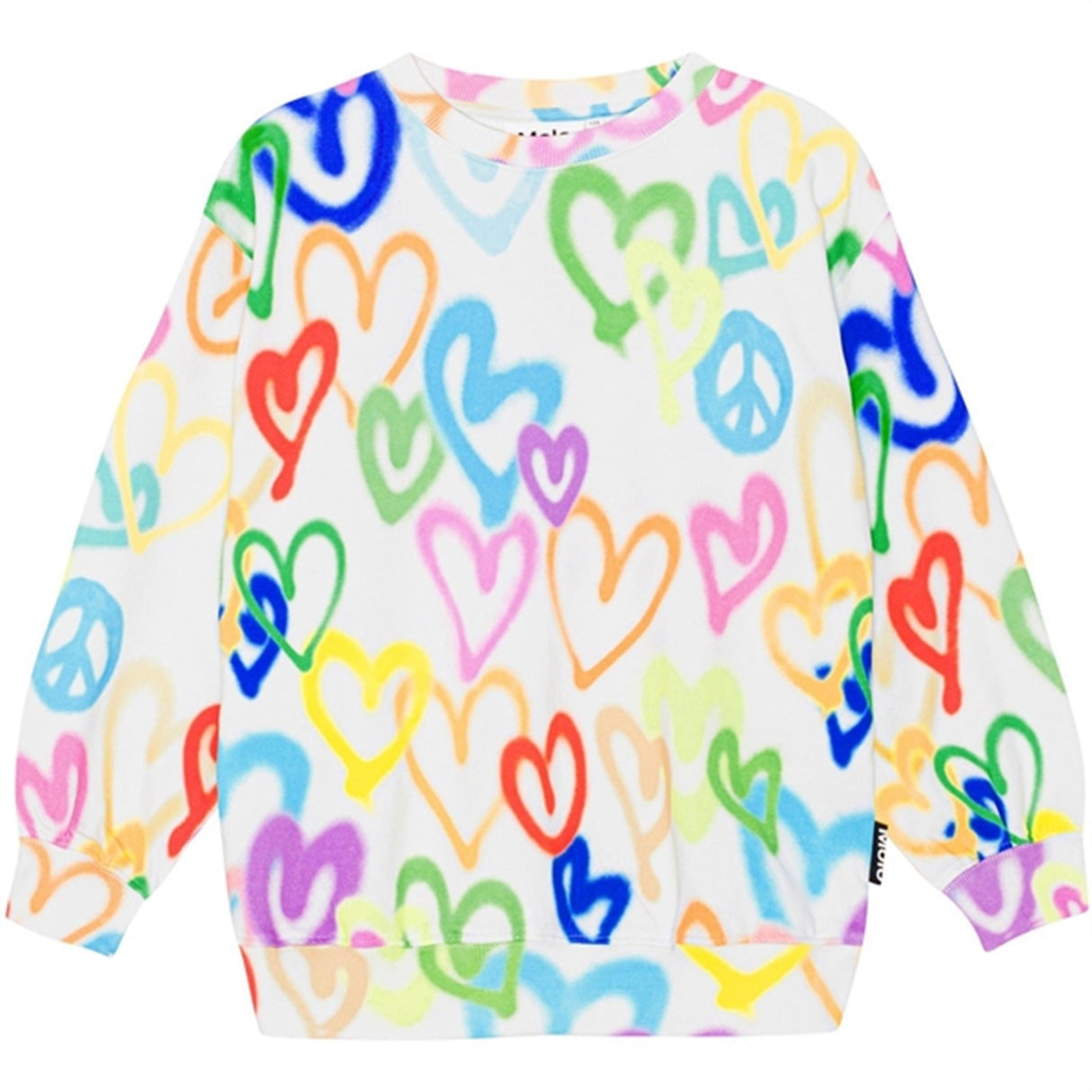 Molo Variety Hearts Monti Sweatshirt