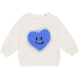 Molo Blue Heart Disc Sweatshirt