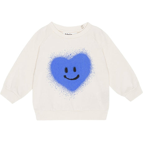 Molo Blue Heart Disc Sweatshirt