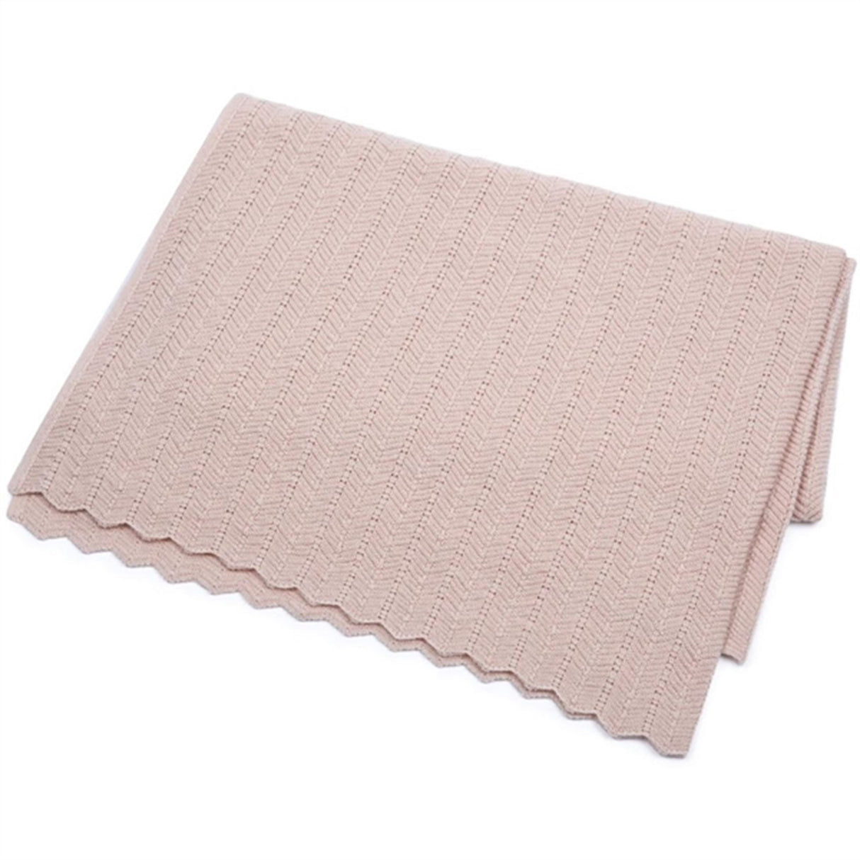 Smallstuff Wool Baby Blanket Soft Rose