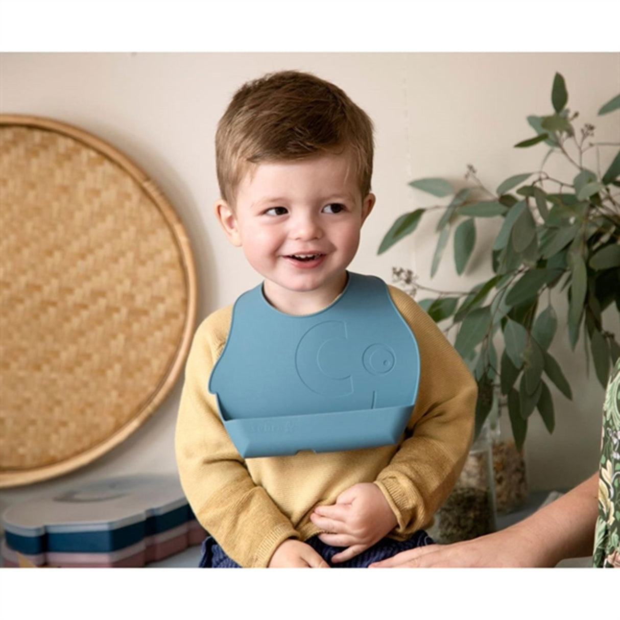 Sebra Bibs Vintage Blue 2-Pack