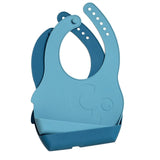 Sebra Bibs Vintage Blue 2-Pack