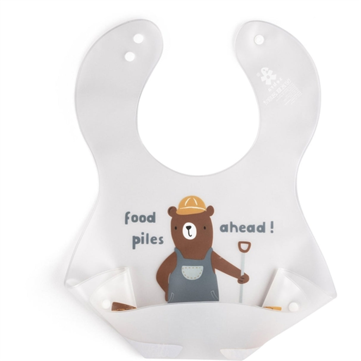 Sebra Bib Busy Builders 2-pack Blue