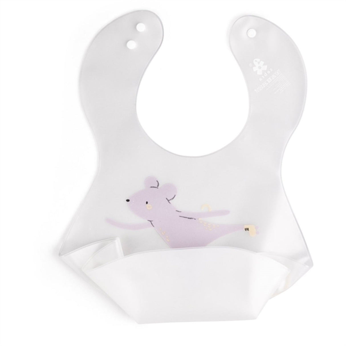 Sebra Bib Teeny Toes 2-pack Pink