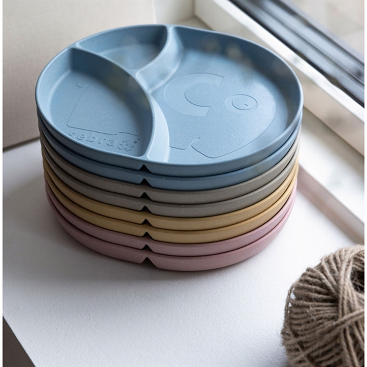 Sebra Mums Plate Powder Blue