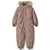 Wheat Snowsuit Moe Tech Rose Dust Flowers